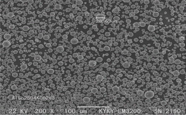 鋁钪合金靶材金相圖